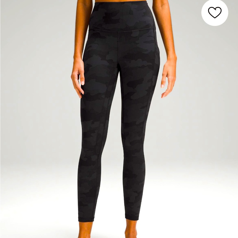Black Camo Lulu lemon leggings